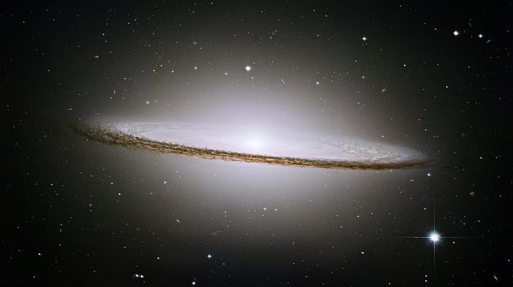 Sombrero Galaxy, galaktyka, przestrzeń, gwiazdy, Tapety HD