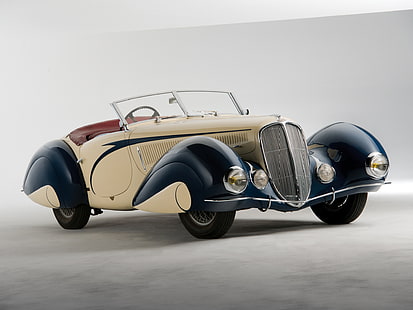 135, 1937, cabriolet, delahaye, falaschi, figoni, retrò, supercar, Sfondo HD HD wallpaper