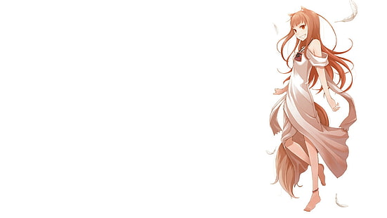 Holo, Spice und Wolf, Anime Girls, Okamimimi, HD-Hintergrundbild HD wallpaper