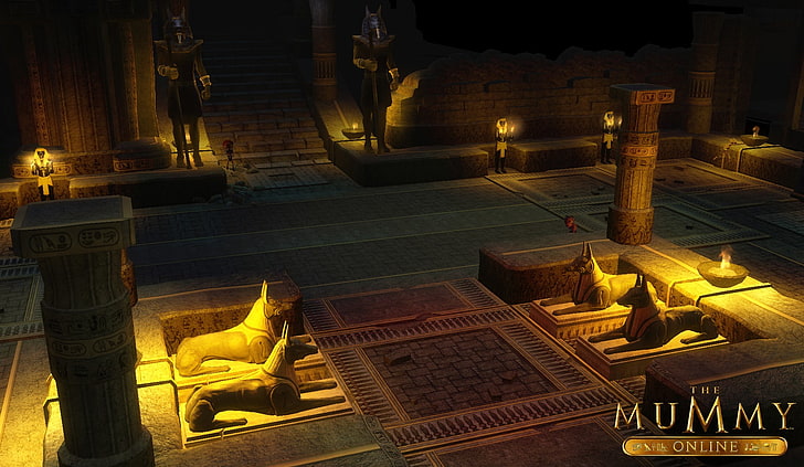 Video Game, The Mummy Online, Creepy, Egyptian, Halloween, Horror, Scary, Spooky, HD wallpaper