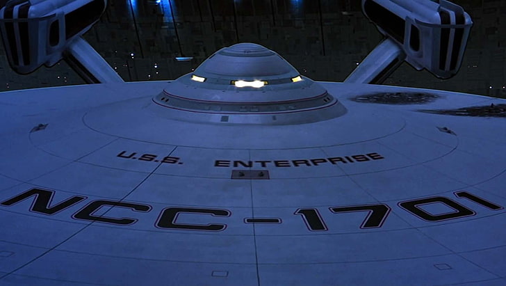 USS Enterprise (vaisseau spatial), Star Trek, science-fiction, cinéma, Fond d'écran HD