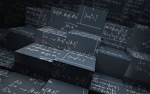 Уравнения, Эйнштейн, математика, вычисления, HD обои HD wallpaper