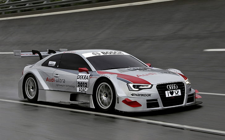Audi A5 DTM superbil, hastighet, Audi, Supercar, hastighet, HD tapet