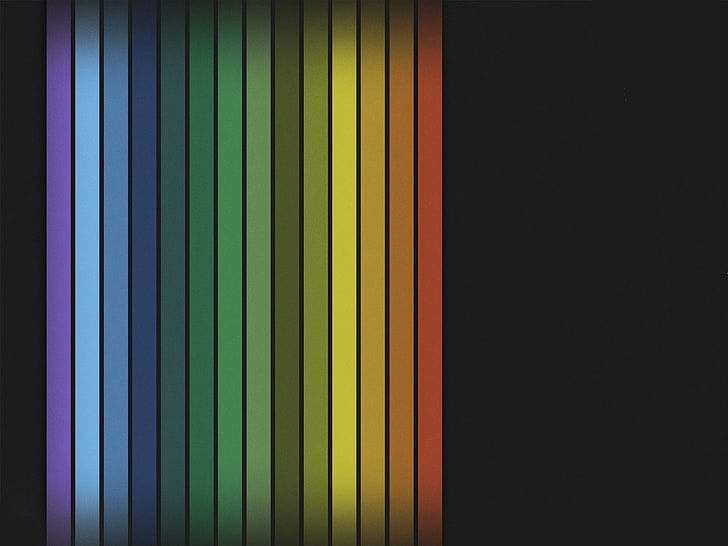 warna-warni, latar belakang sederhana, garis, Wallpaper HD