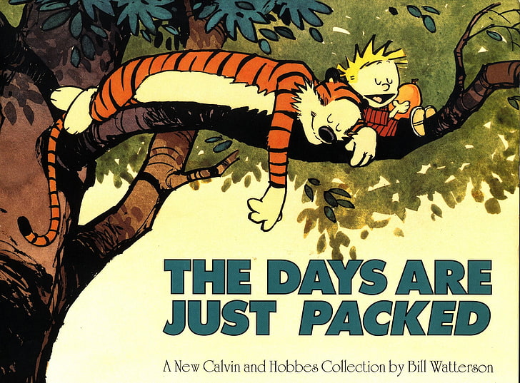 Komiksy, Calvin & Hobbes, Calvin (Calvin & Hobbes), Hobbes (Calvin & Hobbes), Tapety HD