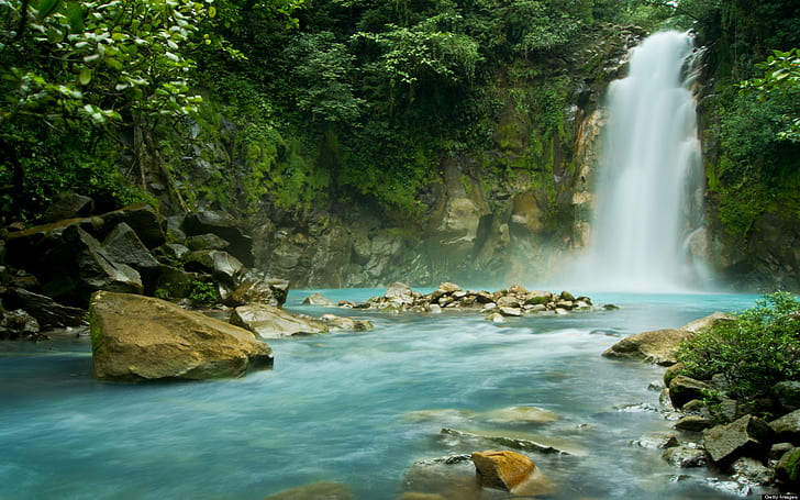 Costa Rica Waterfall 9475, HD wallpaper