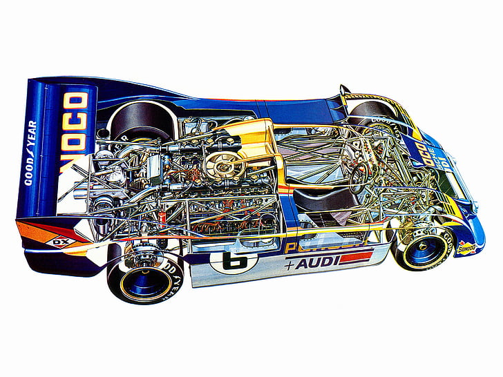 002, 003, 1973, 917, can, cutaway, engine, interior, porsche, race, racing, spyder, HD wallpaper