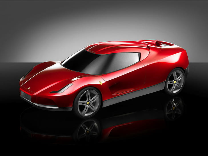 A Ferrari Concept, ferrari, concepts, cars, HD wallpaper