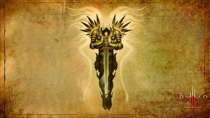 Diablo III, Diablo, video games, Tyrael, Blizzard Entertainment, HD wallpaper