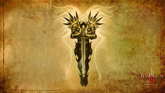 Diablo III, Diablo, video games, Tyrael, Blizzard Entertainment, HD wallpaper HD wallpaper