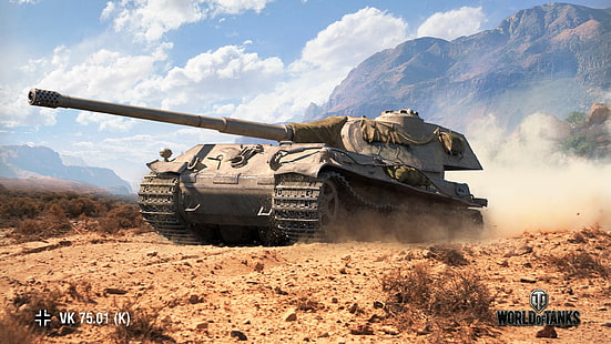 WoT, World of Tanks, Wargaming, VK 75.01 (K), Sfondo HD HD wallpaper