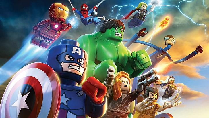 Lego, LEGO Marvel Super Heroes, Fond d'écran HD