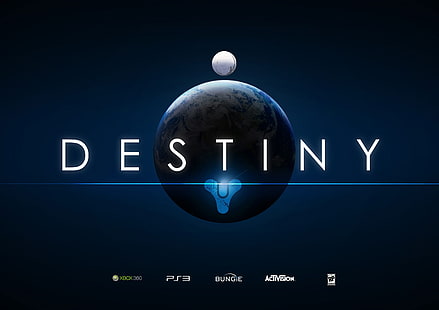  destiny, Destiny 2, Destiny (video game), video games, science fiction, Earth, Moon, HD wallpaper HD wallpaper