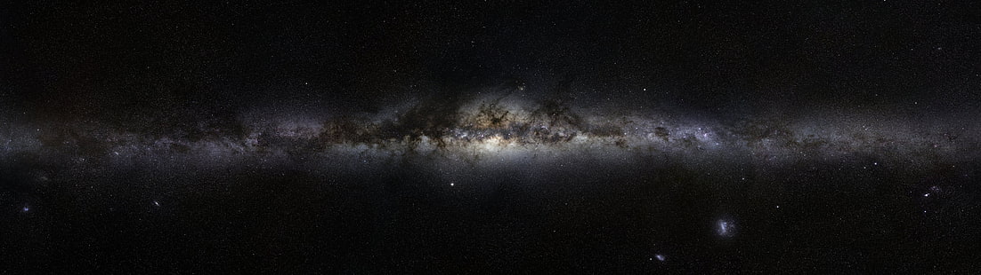 galassie dello spazio cosmico via lattea 3840x1080 Galassie spaziali HD Arte, Galassie, spazio esterno, Sfondo HD HD wallpaper