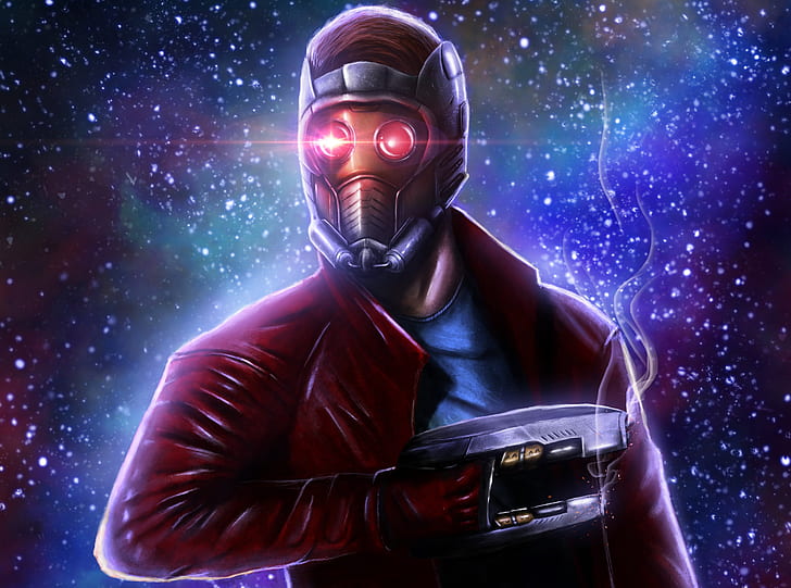 Guardians of the Galaxy, Artwork 4K, Star-Lord, Tapety HD