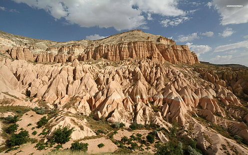 paysage, nature, Cappadoce, Turquie, Fond d'écran HD HD wallpaper
