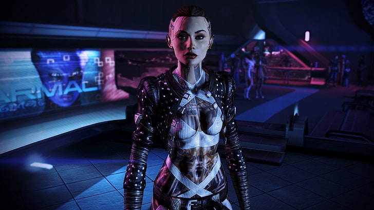 Mass Effect, Mass Effect 3, Jack (Mass Effect), HD тапет