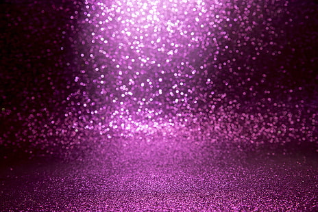 lila, bakgrund, paljetter, glitter, glitter, lysande, HD tapet HD wallpaper