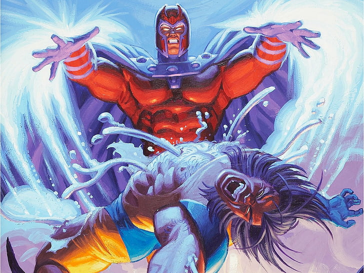 X-Men ، X-Men: عوامل الجذب القاتلة ، Magneto (Marvel Comics) ، ولفيرين، خلفية HD