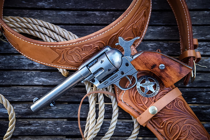 senjata, Revolver, Colt 45, Wallpaper HD