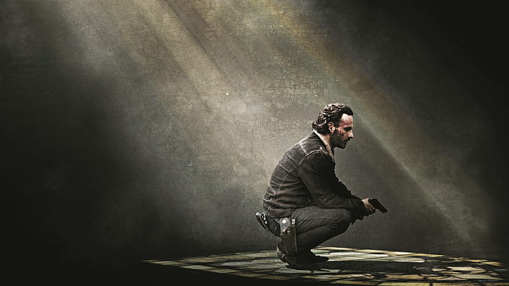 Rick Grimes จากเรื่อง The Walking Dead แอนดรูว์ลินคอล์น, วอลล์เปเปอร์ HD
