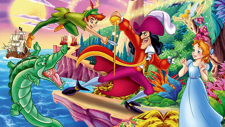 Video Game, Peter Pan and the Pirates, HD wallpaper