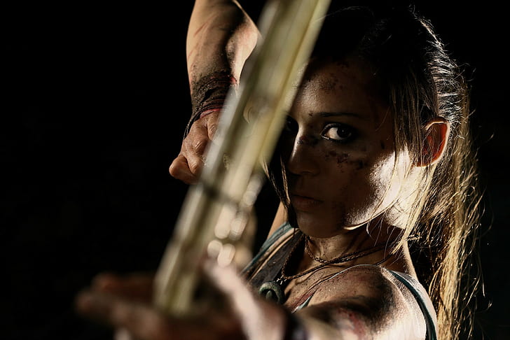 Tomb Raider, Lara Croft, cosplay, HD tapet