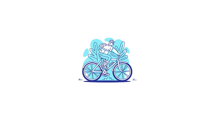 自転車イラストhd壁紙無料ダウンロード Wallpaperbetter
