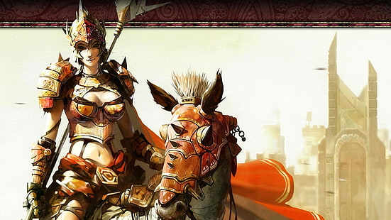 Knight Online, warrior, knight, HD wallpaper HD wallpaper