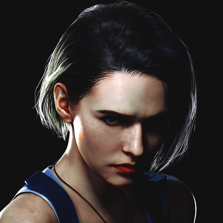 Jill Valentine, Resident evil 3, gros plan, Fond d'écran HD