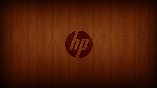 Логотип HP, обои, логотип, полы, офис, эмблема, Hewlett-Packard, копиры, HD обои HD wallpaper