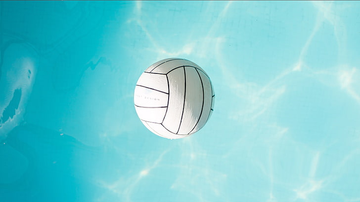 Volleyball, water, HD wallpaper