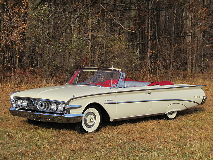 1960, 2 pintu, 76b, klasik, convertible, edsel, ranger, Wallpaper HD