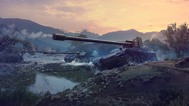 World of Tanks, gry na PS4, świat, czołgi, PS4, gry, Tapety HD