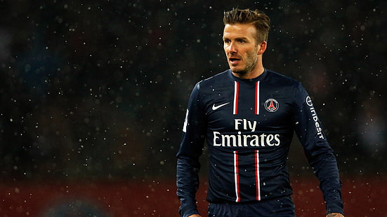 David Beckham, David Beckham, Paris Saint-Germain, fotbollsspelare, HD, 4K, HD tapet HD wallpaper
