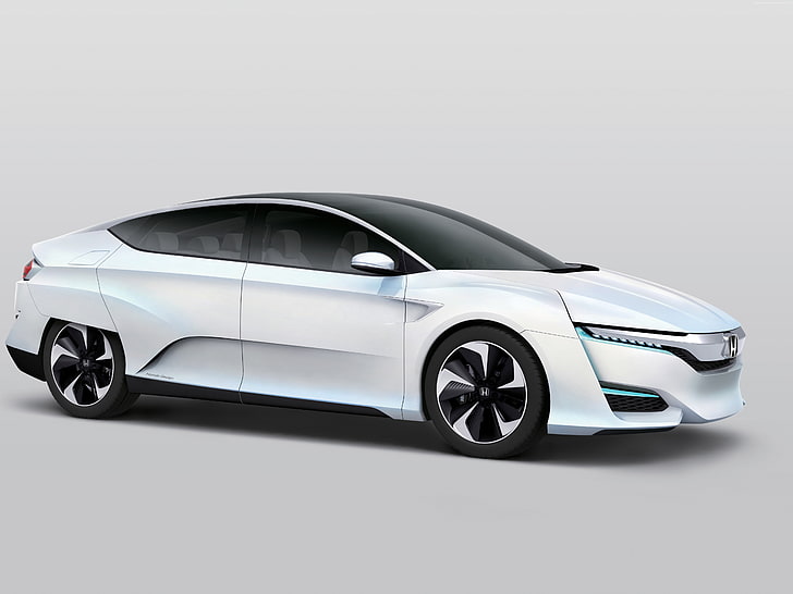review, electric cars, concept, test drive, hydrogen, Honda FCv, side, Clarity, sports car, HD wallpaper