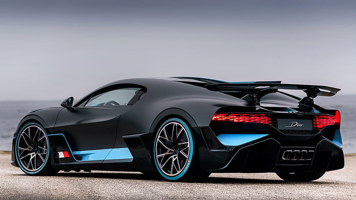 Bugatti, Bugatti Divo, Black Car, Car, Sport Car, Supercar, HD wallpaper