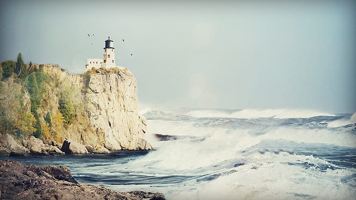 Beautiful Lighthouse, beautiful, lighthouse, HD wallpaper