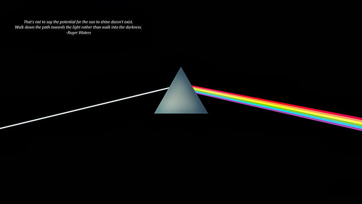 Roger Watson quote, gray triangular illustration, quotes, 1920x1080, pink floyd, roger watson, HD wallpaper