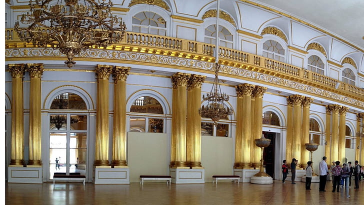 Musée d'État de l'Ermitage Lieux les plus célèbres 003, Fond d'écran HD