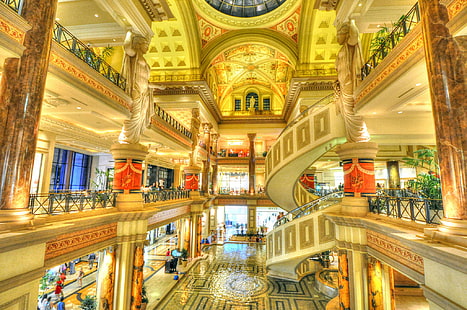 Лас-Вегас, США, отель, казино, Caesars Palace, HD обои HD wallpaper
