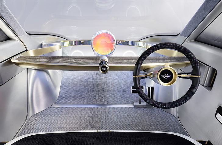 futuryzm, Mini Vision Next 100, samochody przyszłości, wnętrze, Tapety HD