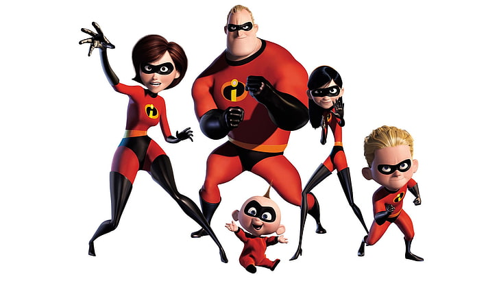 Disney Pixar Wallpaper grafis The Incredibles, The Incredibles, film, film animasi, Wallpaper HD