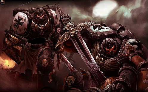 วิดีโอเกม, Warhammer 40,000, Black Templars, วอลล์เปเปอร์ HD HD wallpaper