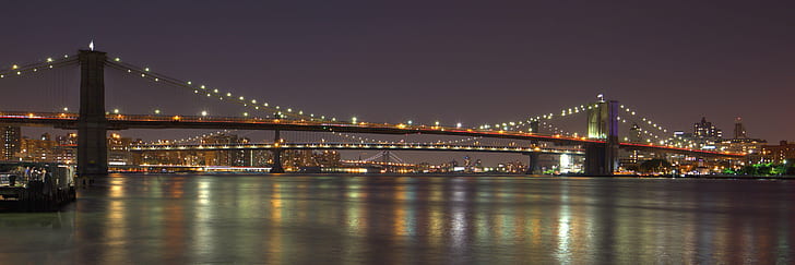 gece, manhattan, williamsburg köprüler, brooklyn, manhattan, williamsburg köprüler, Köprüler, fotoğraf, gece, NYC, simgeler, Manhattan #Bridge, Williamsburg Köprüsü, Brooklyn Köprüsü, Manhattan Köprüsü, yansımalar, Mavi Saat, uzun pozlama sırasında Brooklyn Köprüsü'nün fotoğrafı,Büyük Elma, new York City, köprü - İnsan Yapımı Yapı, manhattan - New York, uSA, mimari, ünlü Yer, brooklyn - New York, cityscape, kentsel Skyline, kentsel Sahne, şehir, nehir, şehirler Bölgesi, doğu Nehri, HD masaüstü duvar kağıdı