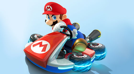 Mario Kart 8 - Mario, Mario oyuncak, Oyunlar, Mario, Oyun, 2014, Mario Kart 8, HD masaüstü duvar kağıdı HD wallpaper