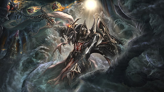 монстр цифровые обои, Diablo III, Diablo, видеоигры, фэнтези арт, цифровое искусство, HD обои HD wallpaper