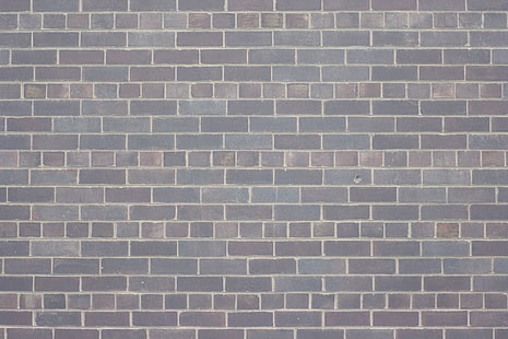 muro di mattoni in cemento grigio, compendio, mattone, muraglia, tessitura, Sfondo HD HD wallpaper