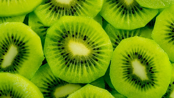 kiwi, buah, 4k, Wallpaper HD
