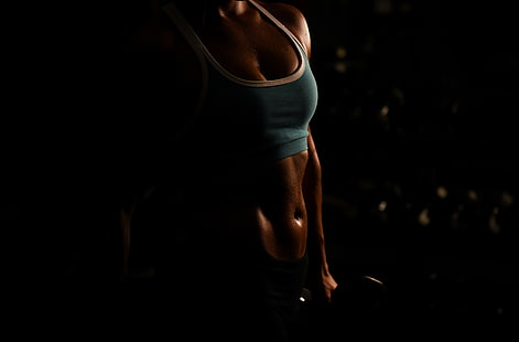 Фитнес женское тело, спорт, фитнес, темный, девушка, люди, женщина, женщина, тело, спорт, мотивация, бодибилдинг, человек, живот, здоровый, мышцы, тренировки, тренировки, атлетика, веса, HD обои HD wallpaper